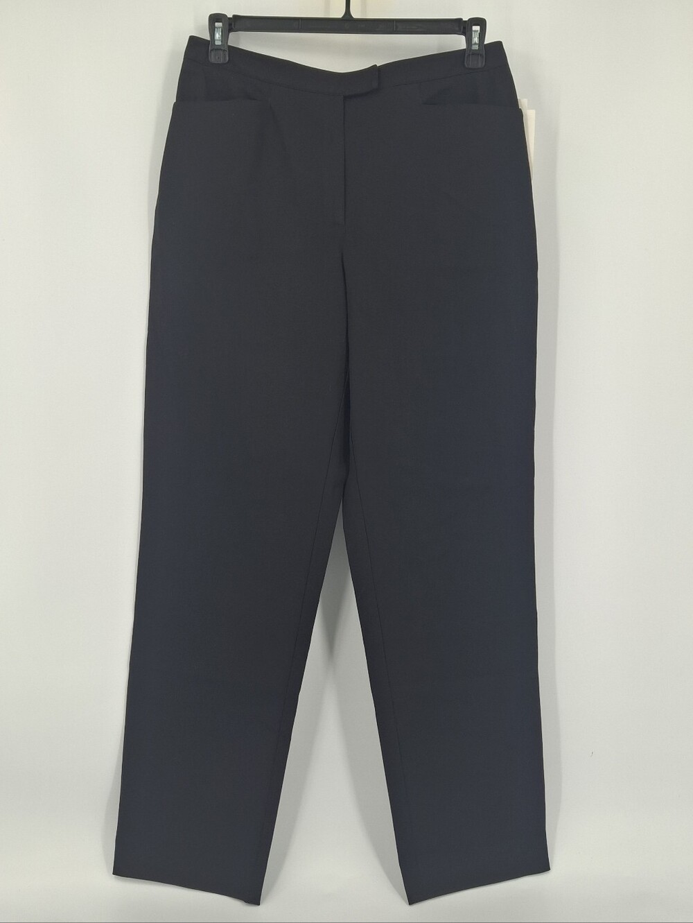 Liz Claiborne LizSport Essentials Black Straight Leg Pants Women's Size 14